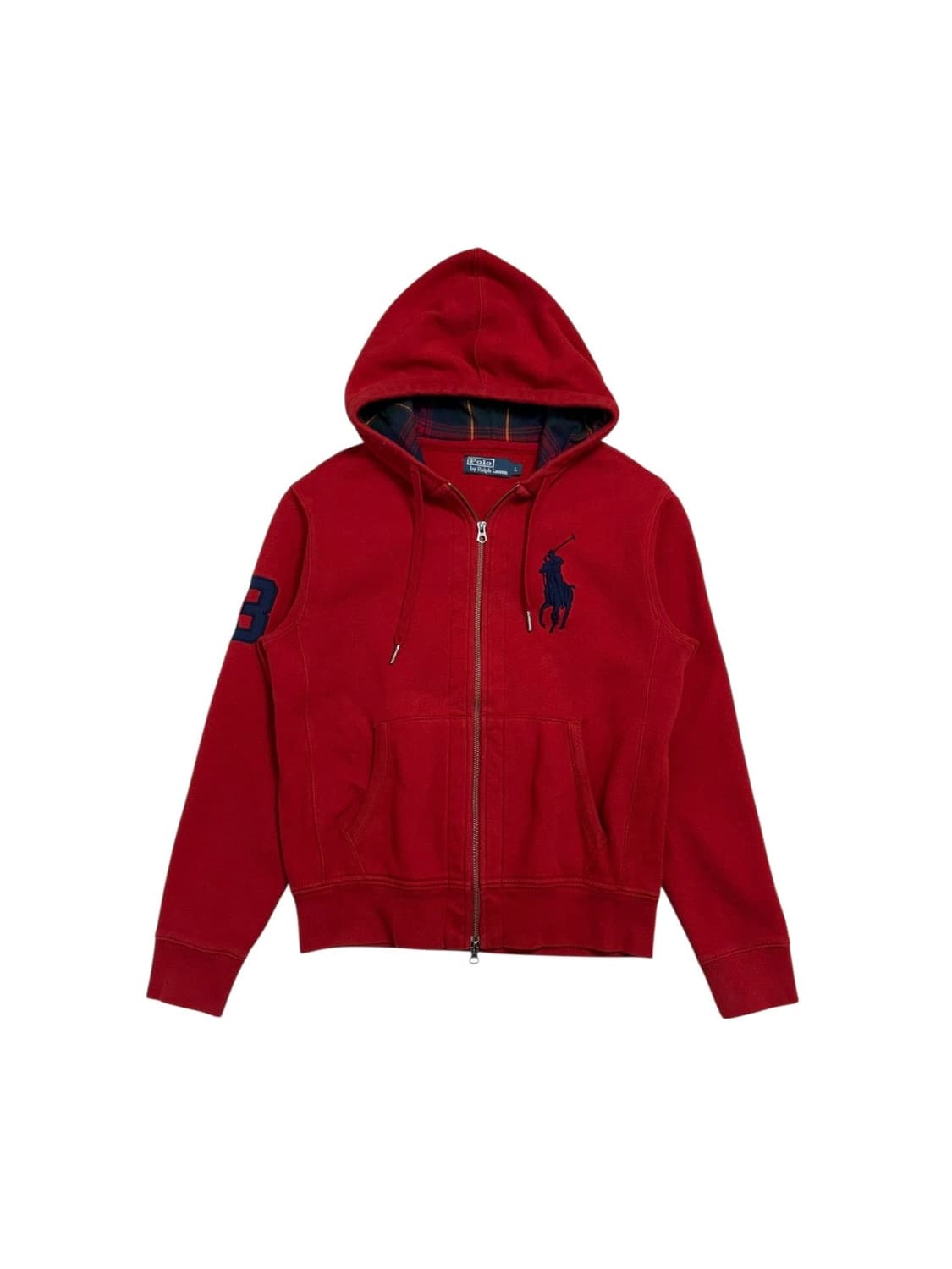 폴로 랄프로렌 후드집업 레드 상품이미지1