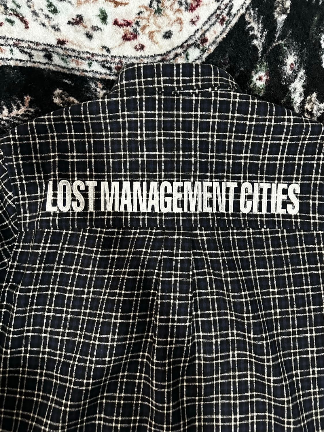 LMC 백로고 울 체크 플란넬 셔츠 상품이미지1