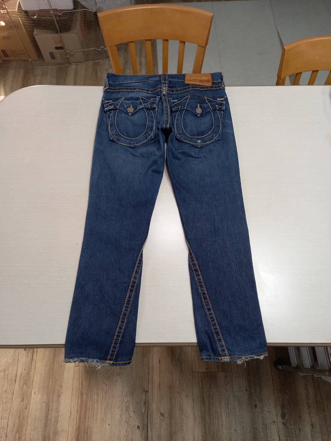 31 트루릴리전 USA 약골반 데미지워싱 일자진 31-515 상품이미지2