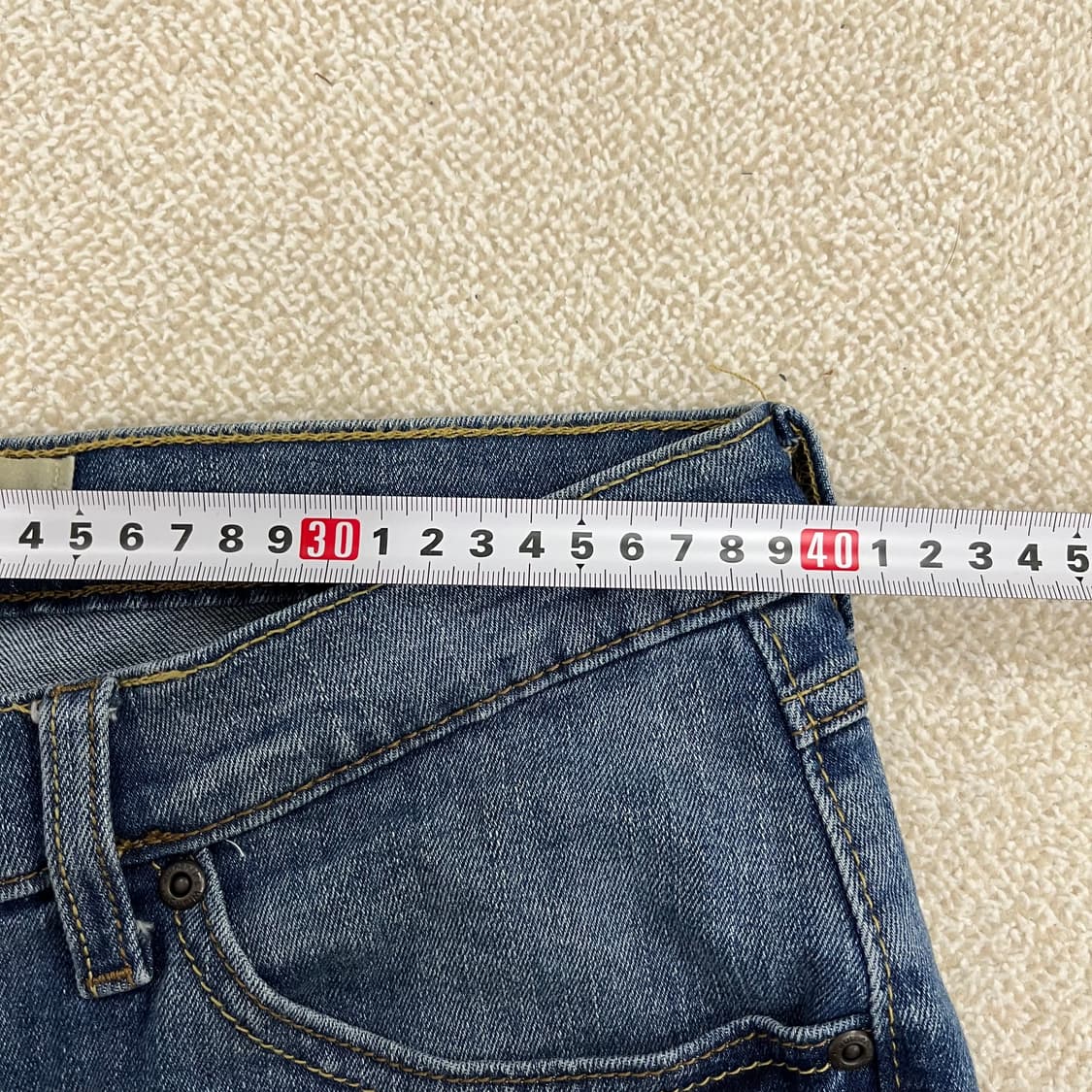 [31X30] 랭클러 어센틱스 레귤러핏 스트레이트 레그 데님 청바지 01 상품이미지6