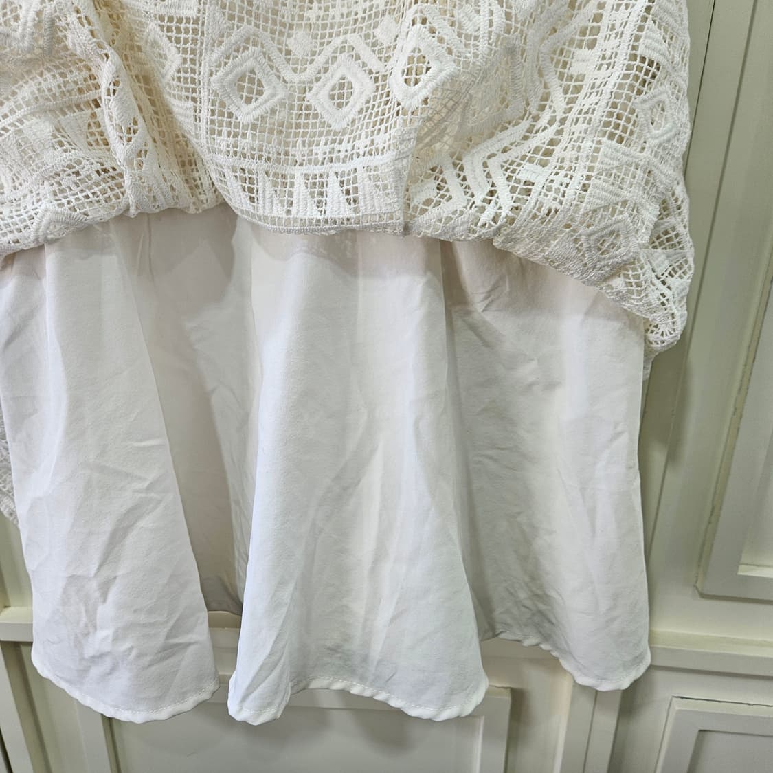 화이트 레이스 원피스 상품이미지6