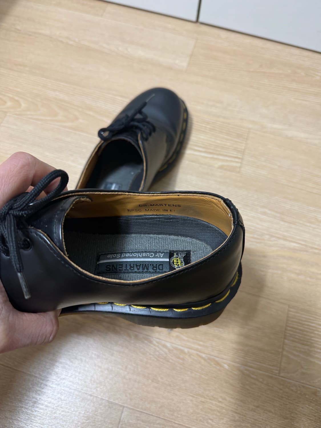 닥터마틴 1461 스모스 블랙 ( made in england) 상품이미지3