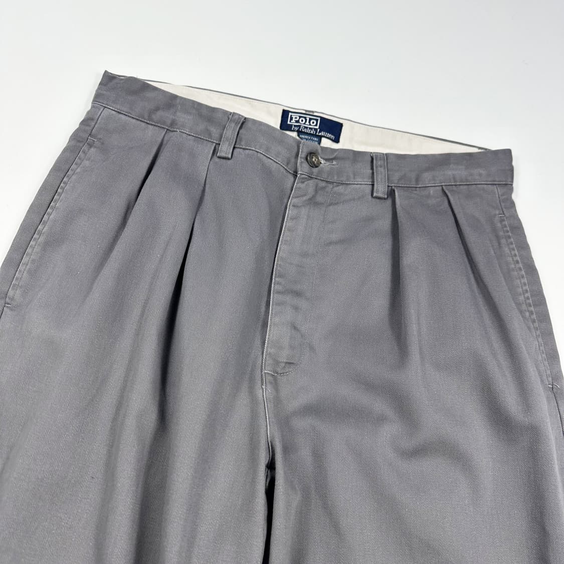 폴로 랄프로렌 포니 차콜 와이드 치노팬츠 (32인치) 상품이미지4
