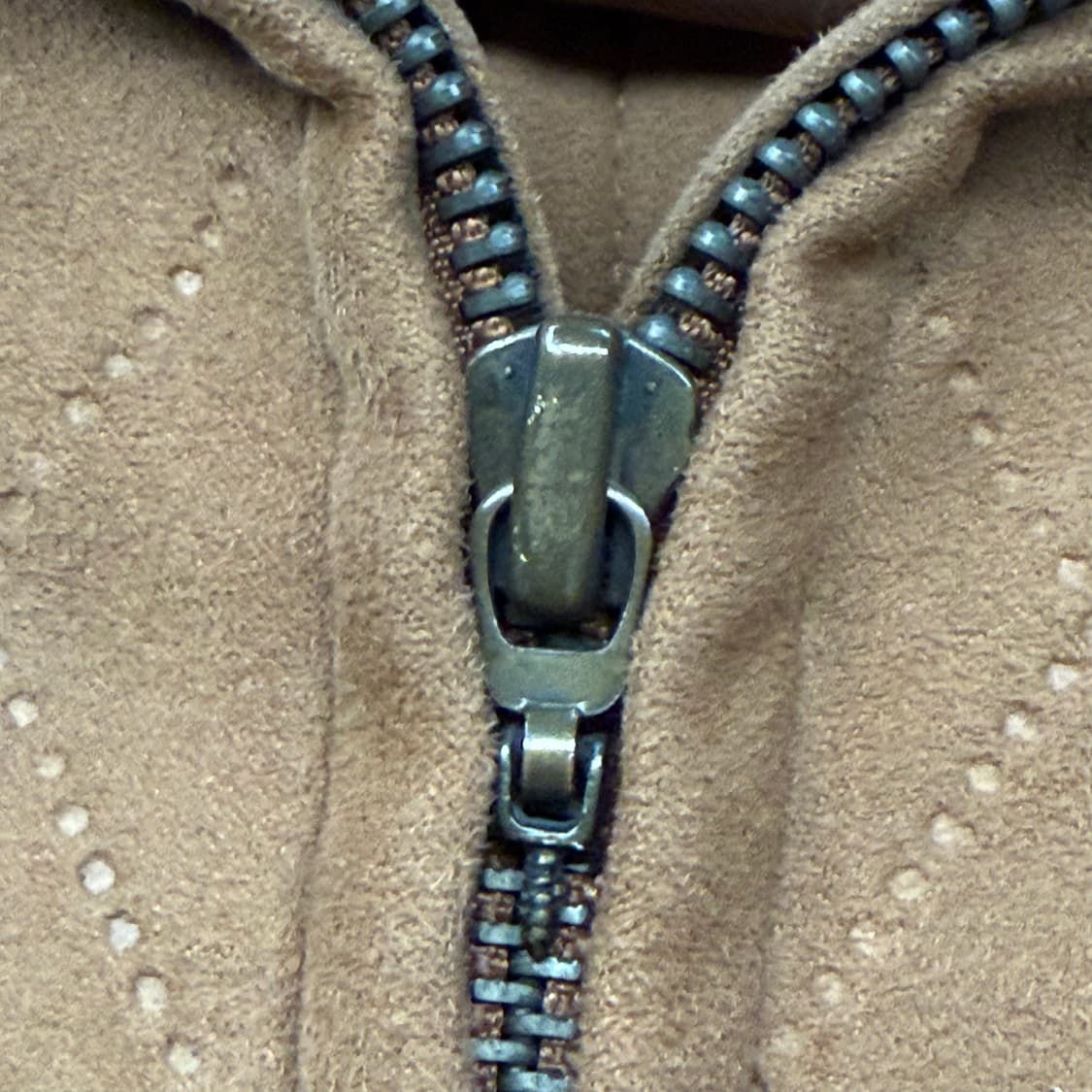 [정품] 닥스 퀼팅 스웨이드 배색 점퍼 브라운 b15 상품이미지7