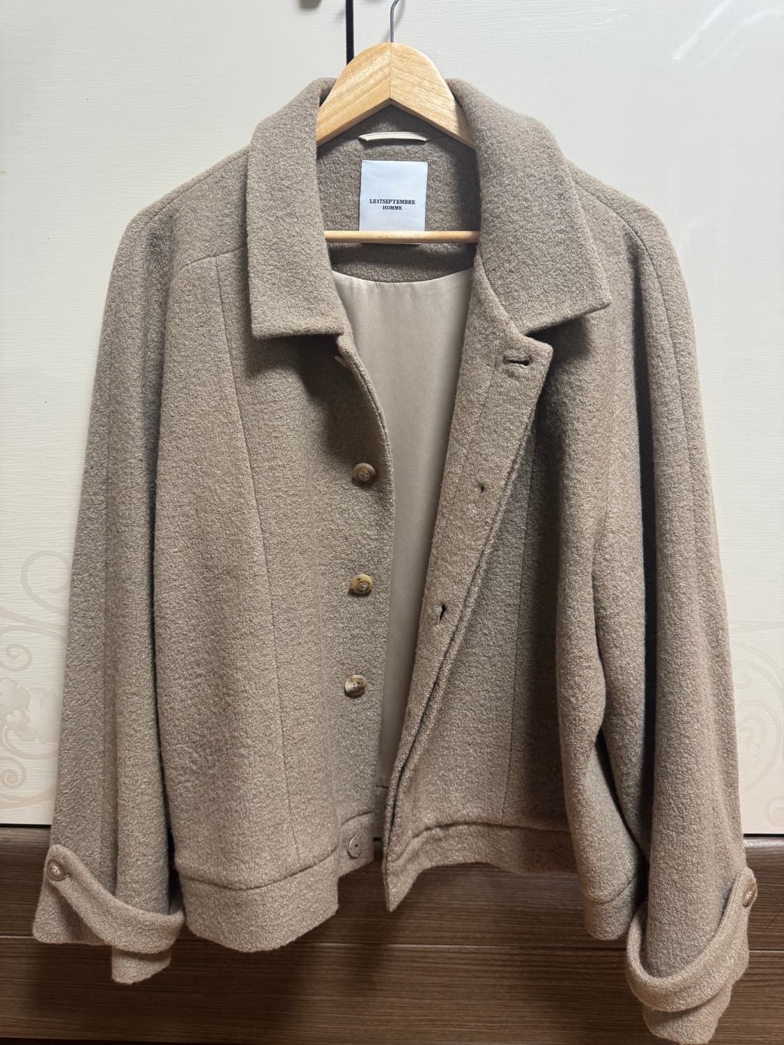 LE17셉템버옴므 부클 울 자켓 상품이미지4