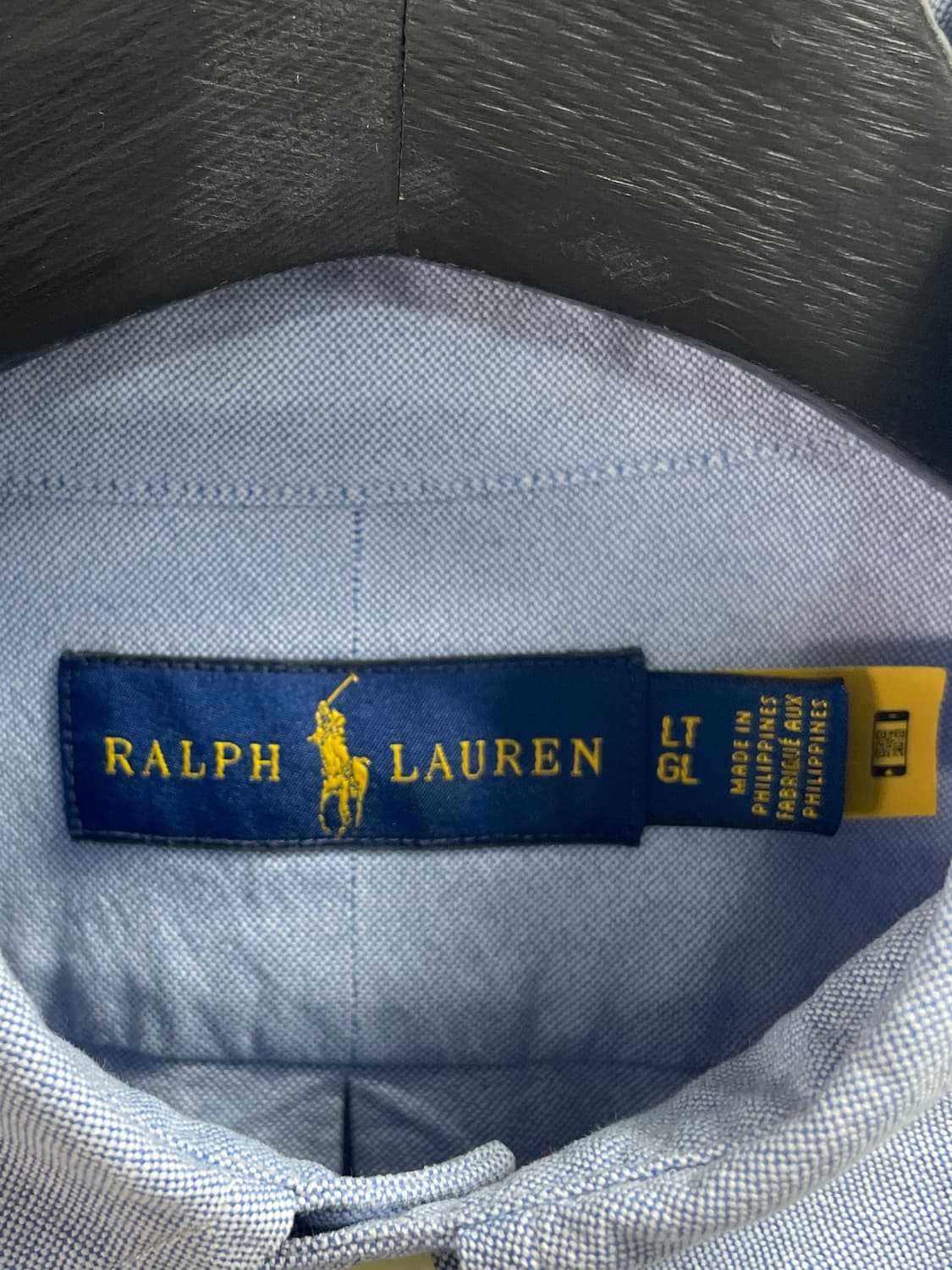 폴로 랄프로렌 소라색 옥스포드 셔츠 (on.521) 상품이미지5