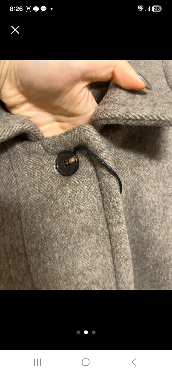 베이지브라운 숏 코트 상품이미지2