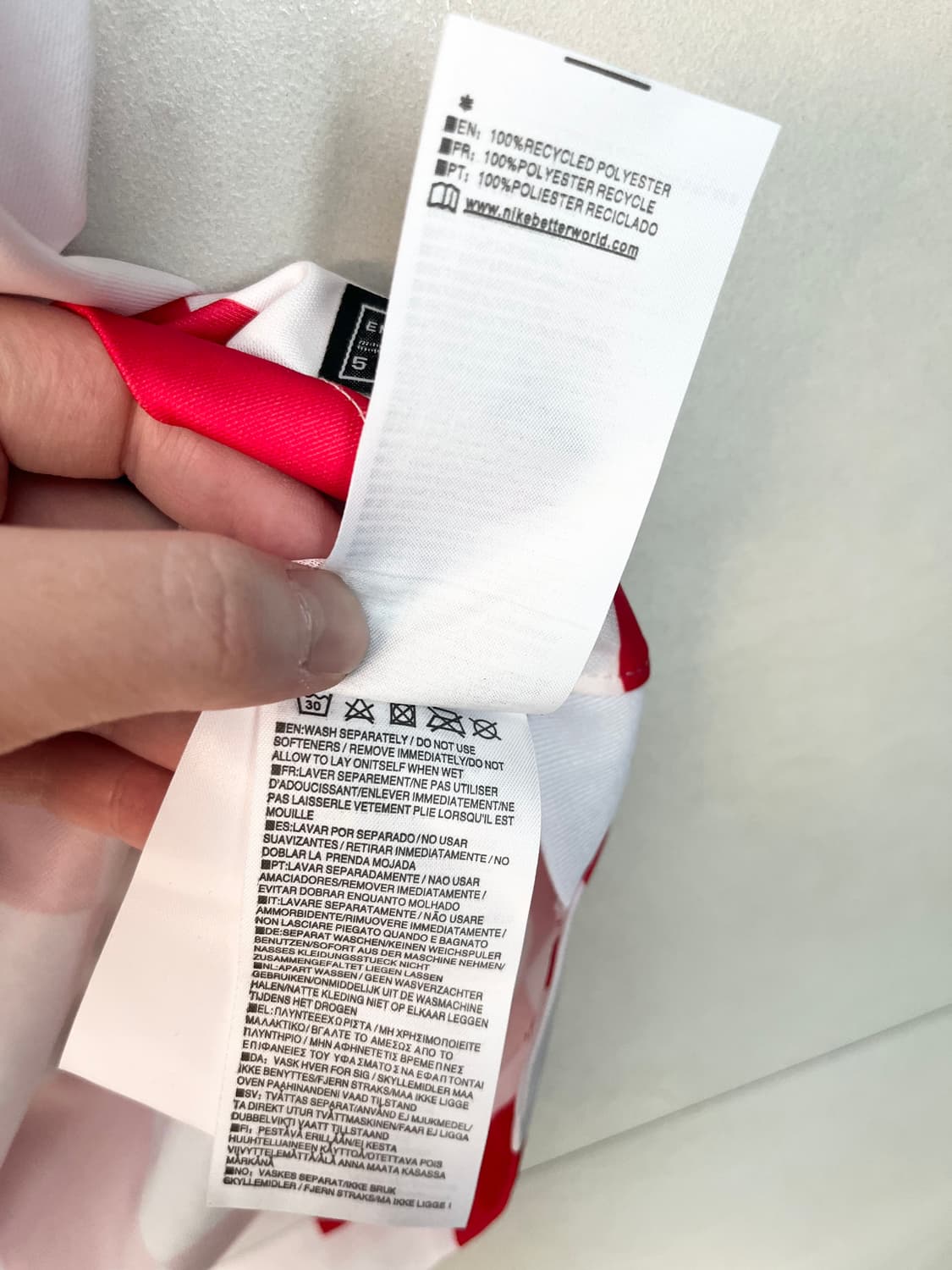 새상품 나이키 22-23 크로아티아 홈 유니폼 [M] 상품이미지9