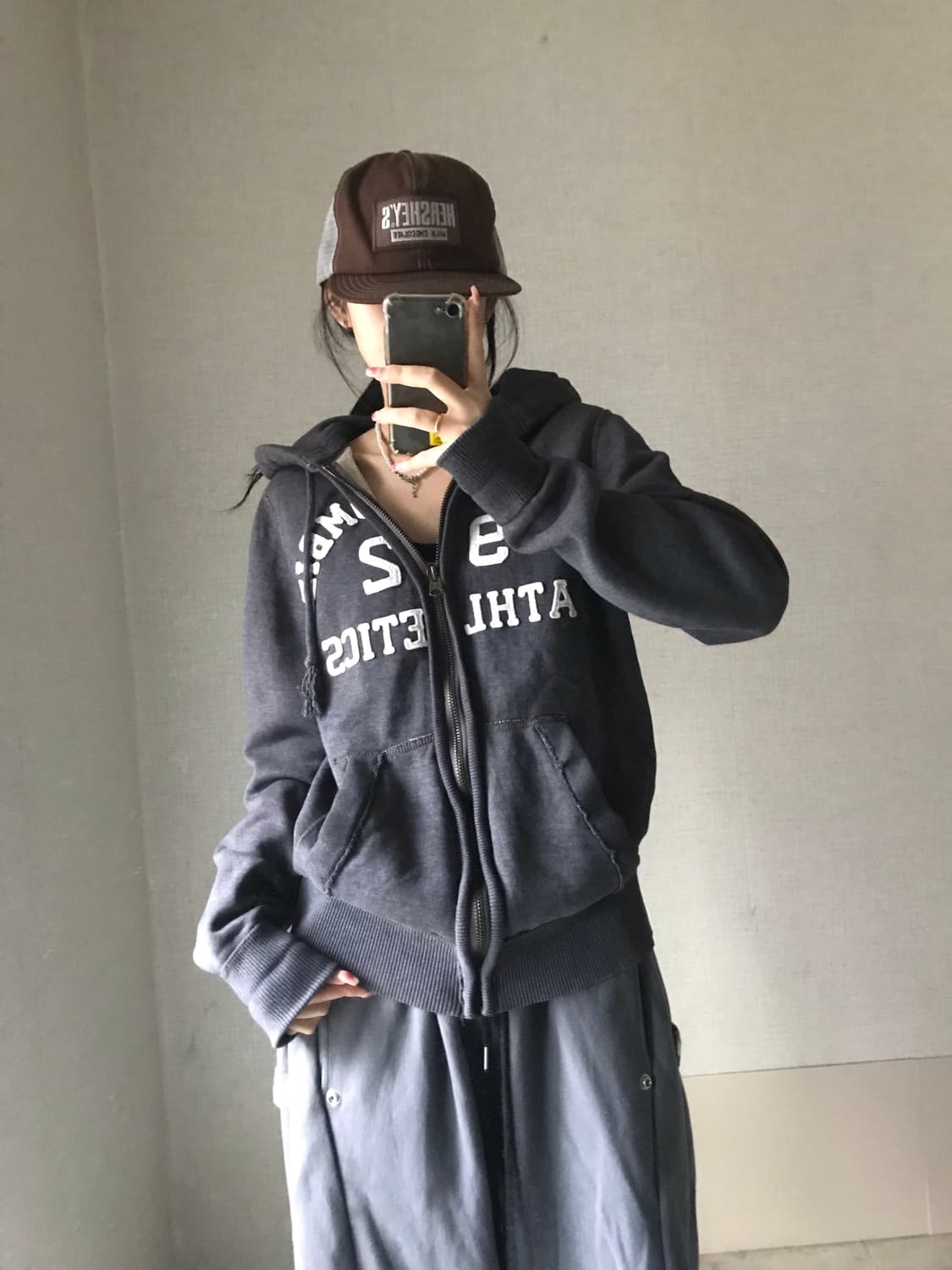 아베크롬비 그레이 후드집업 상품이미지3