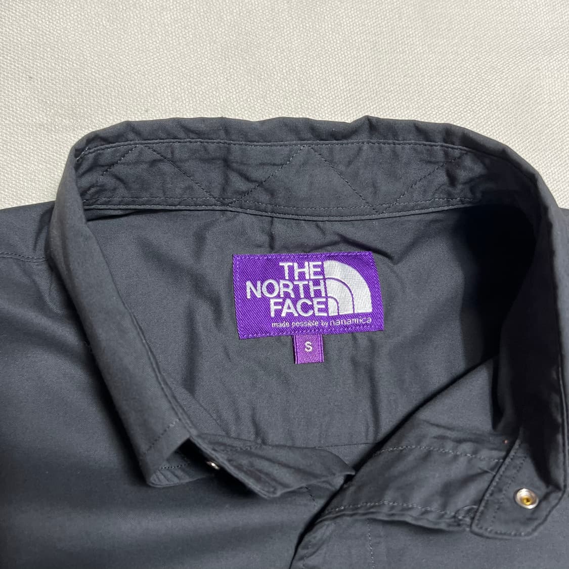 S 노스페이스 퍼플라벨 원포켓 차콜 기능성 셔츠 상품이미지4