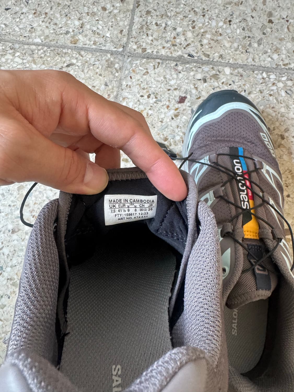 살로몬 xT6 260size🔥 상품이미지8