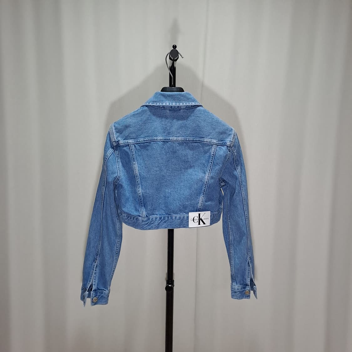 (택포) 여성 크롭 90s 데님 재킷 제니 장원영 착용 XS B505 상품이미지5