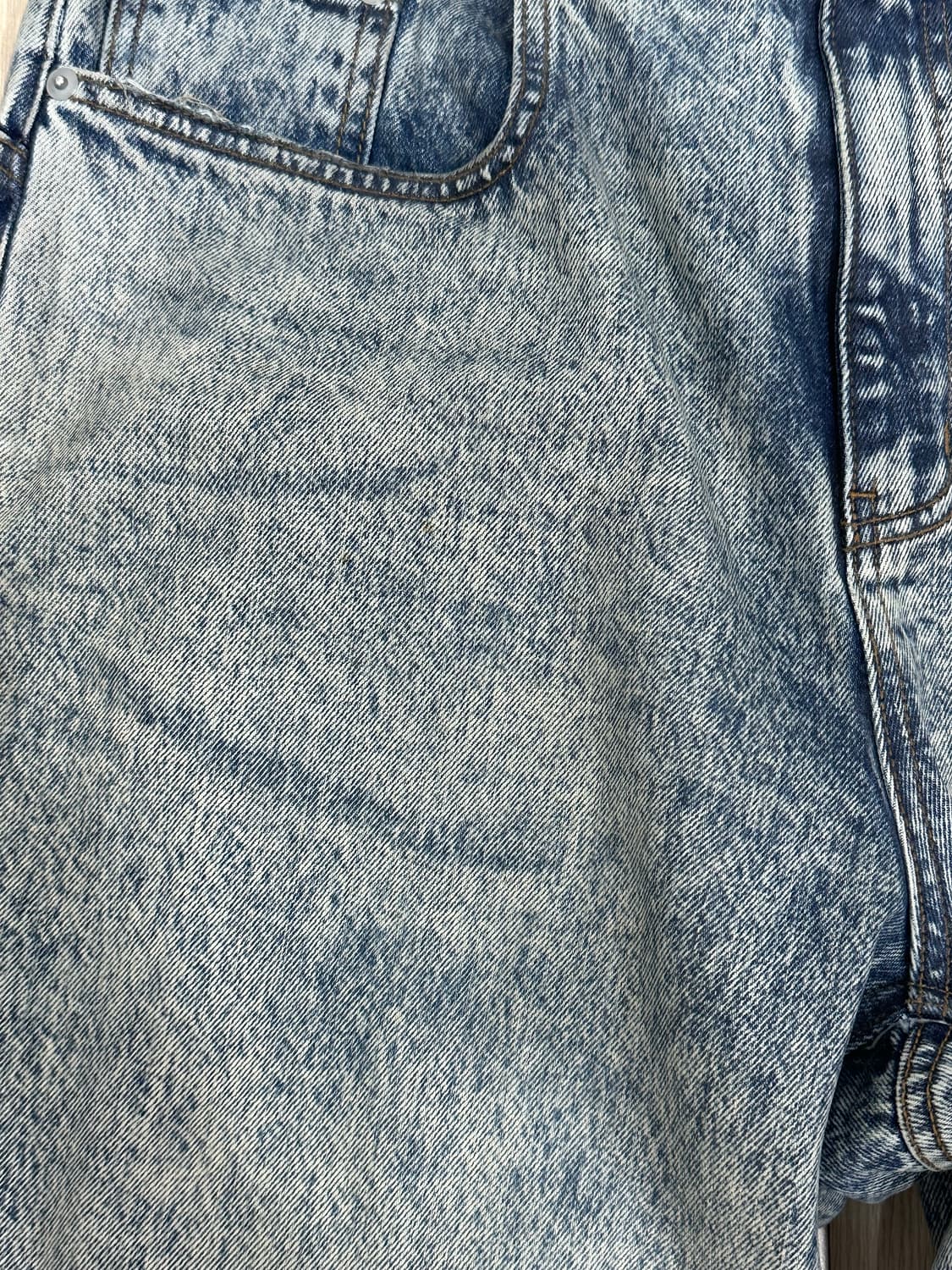 [M] yiyae 이예 와이드 코팅 데님 팬츠 상품이미지5