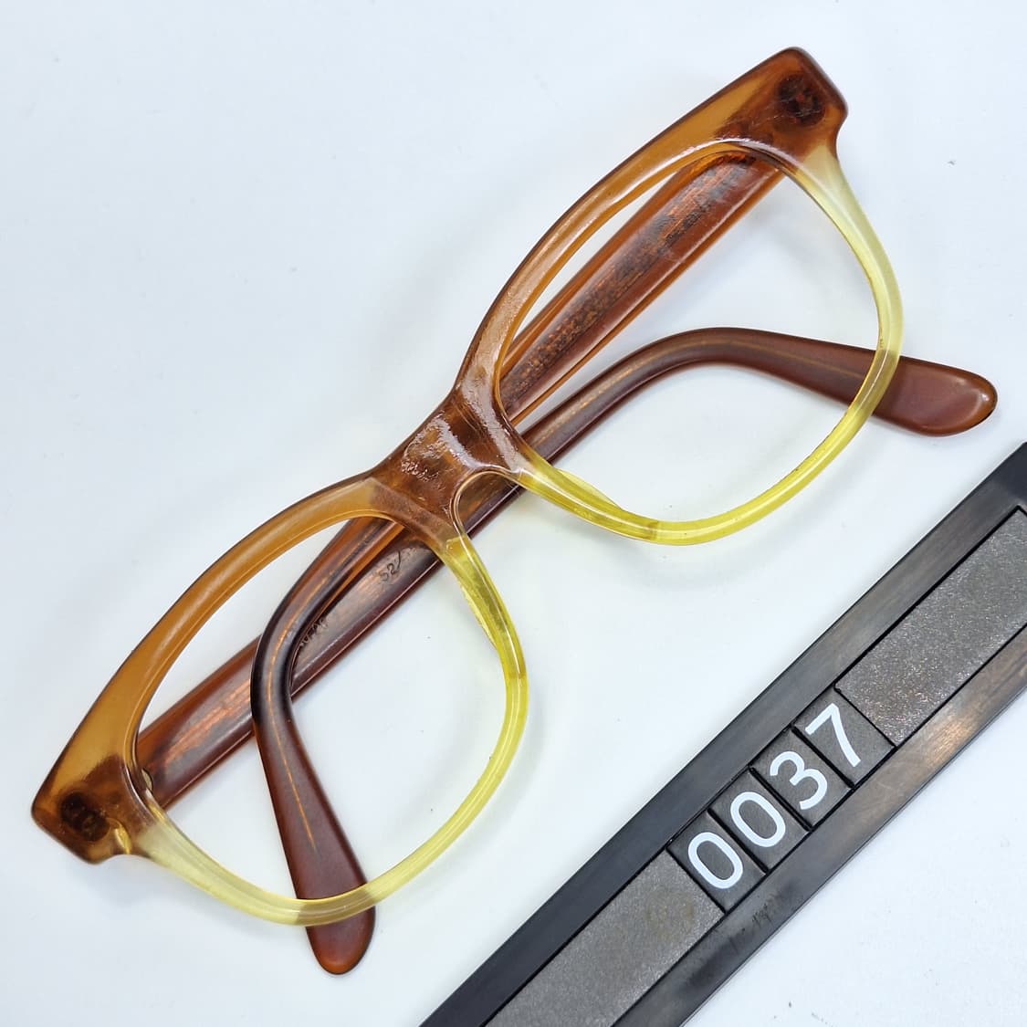 80s 일본 빈티지 No.20 52-20 안경테 고밀도 아세테이트 클래식 상품이미지1