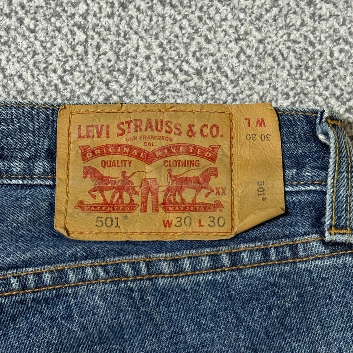 리바이스 연청 데님 501 30 상품이미지5