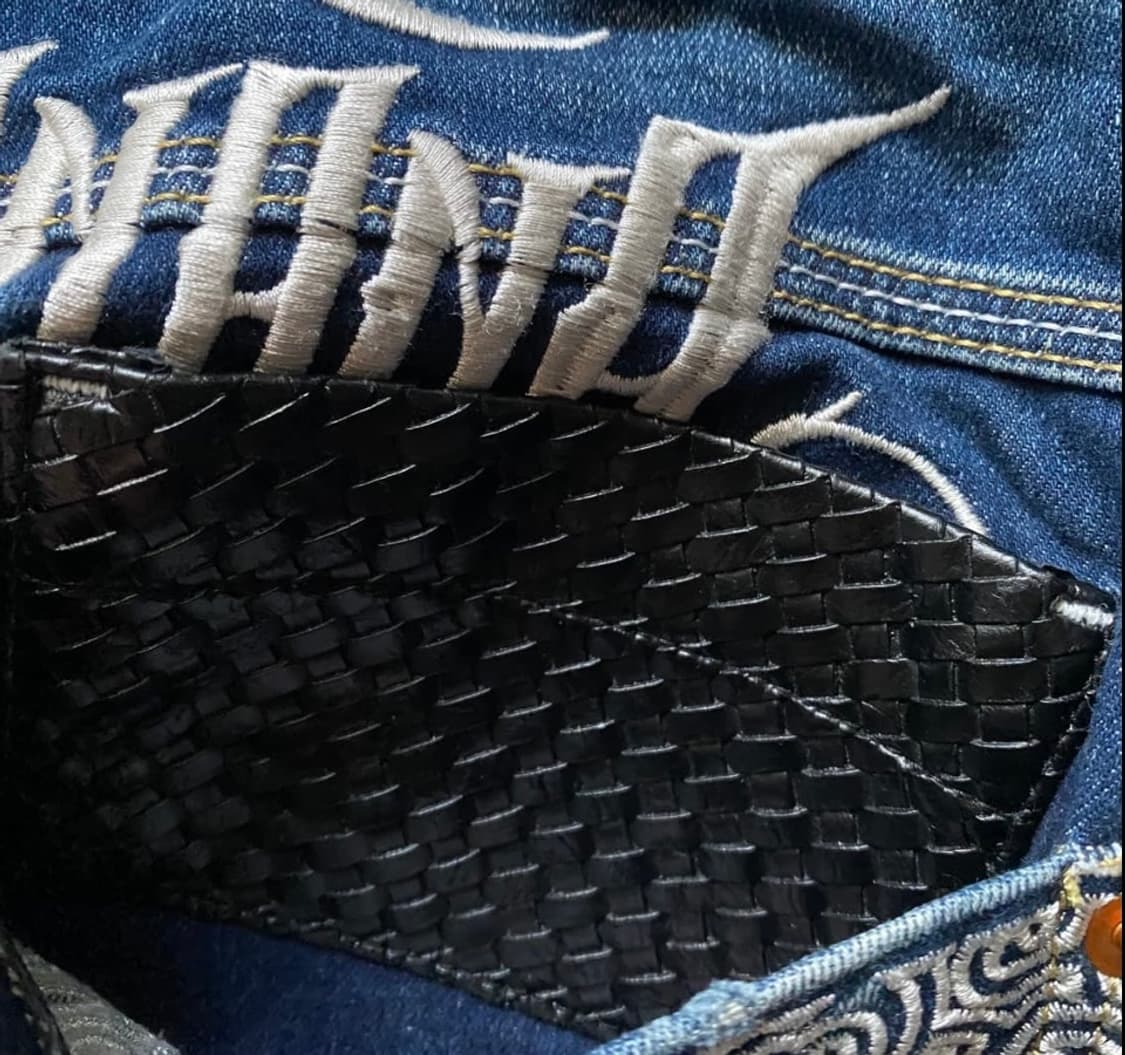 빈티지 자수 데님팬츠 청바지 상품이미지6
