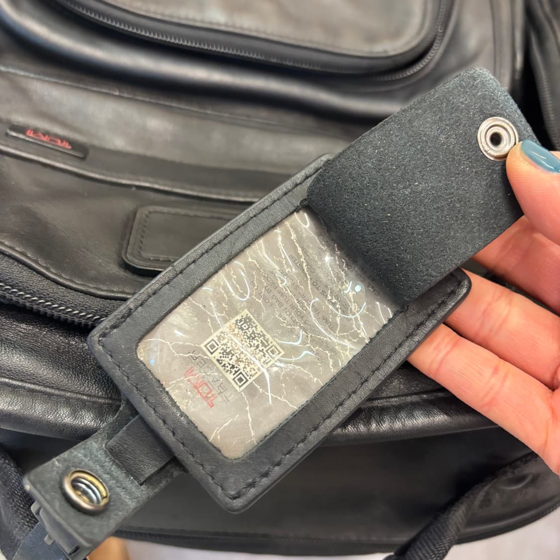 정품 TUMI 투미 티패스 가죽 백팩    상품이미지10