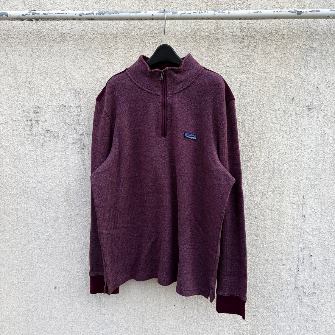 L)일본판 파타고니아 버건디 하프집업  상품이미지1