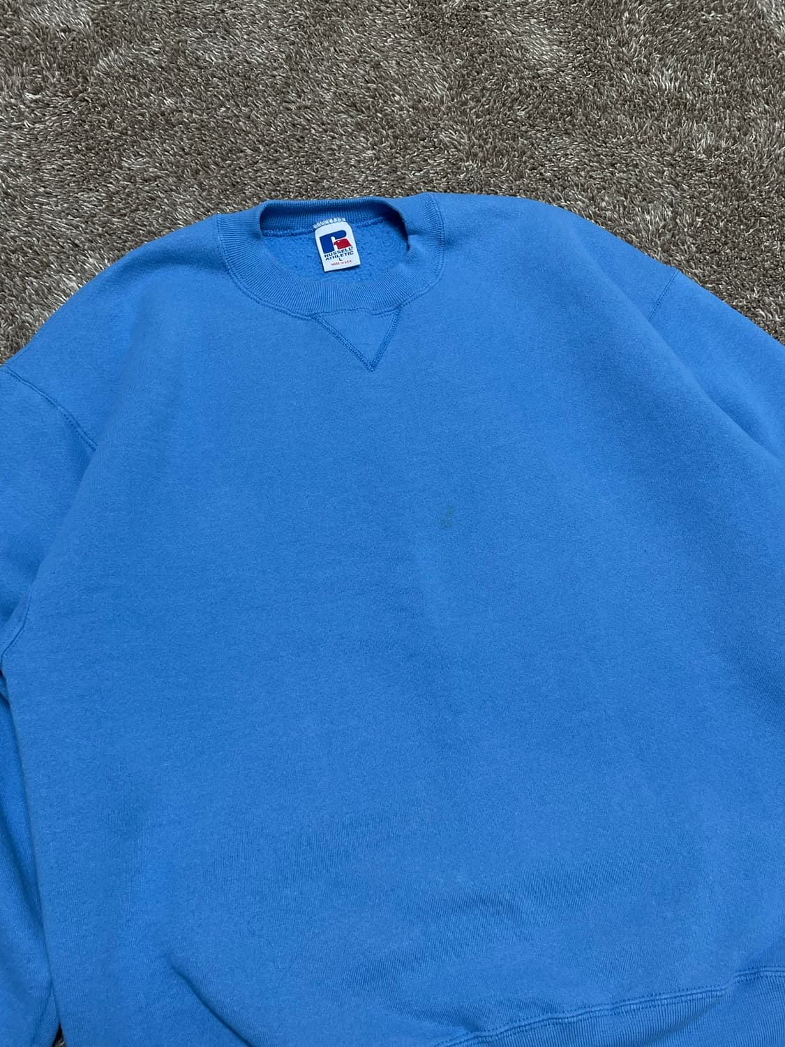 90s russell athletic sweat 러셀스웻 베이비블루 상품이미지2