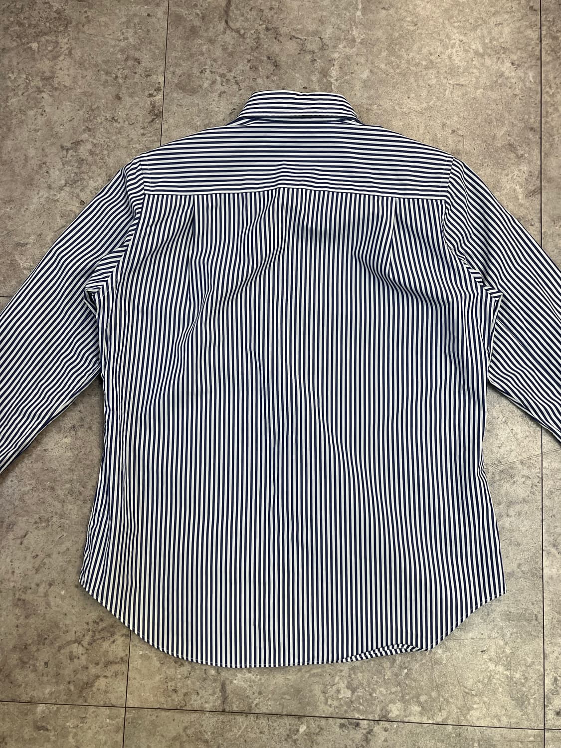 꼼데가르송 스트라이프 셔츠 네이비 S #csz2728  상품이미지7