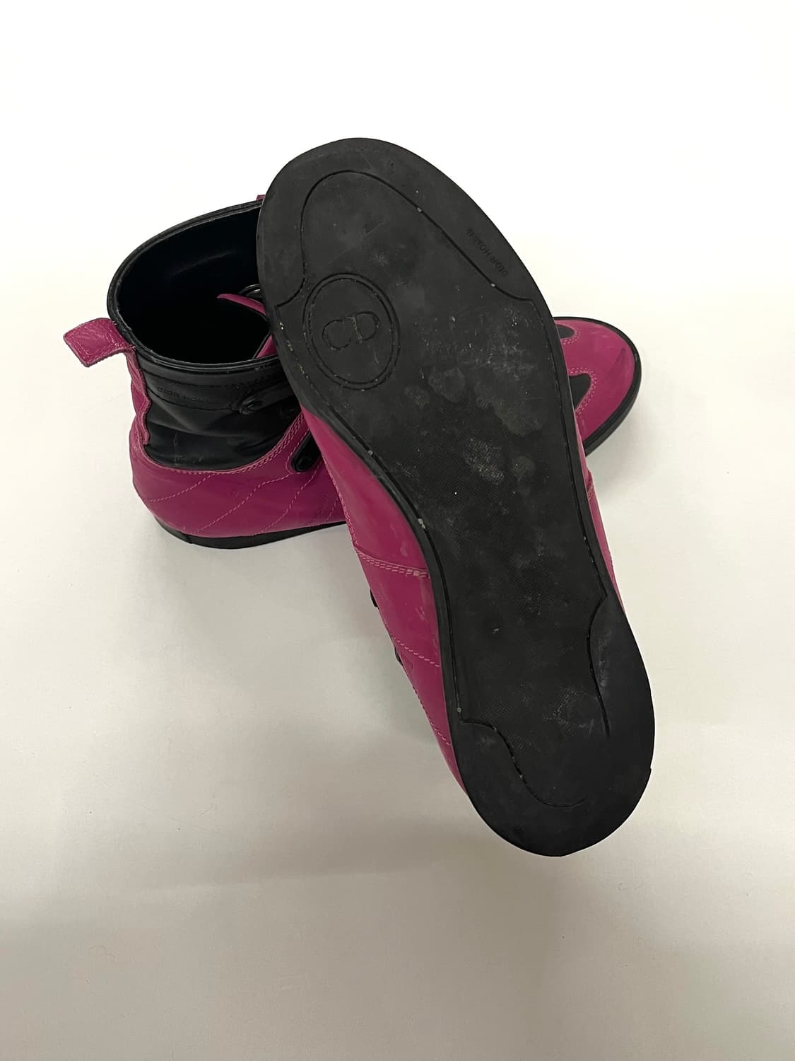 디올 옴므 크리스 반 아쉐 레더 하이탑 스니커즈 상품이미지8