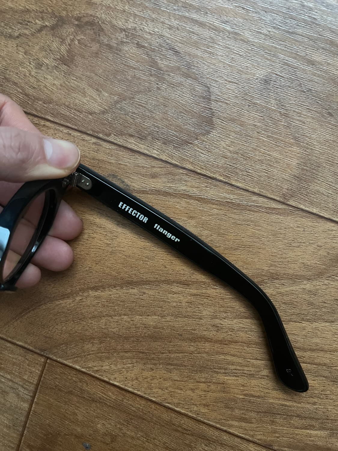이펙터 플렌저 flanger 검정 뿔테 안경 made in japan 상품이미지2