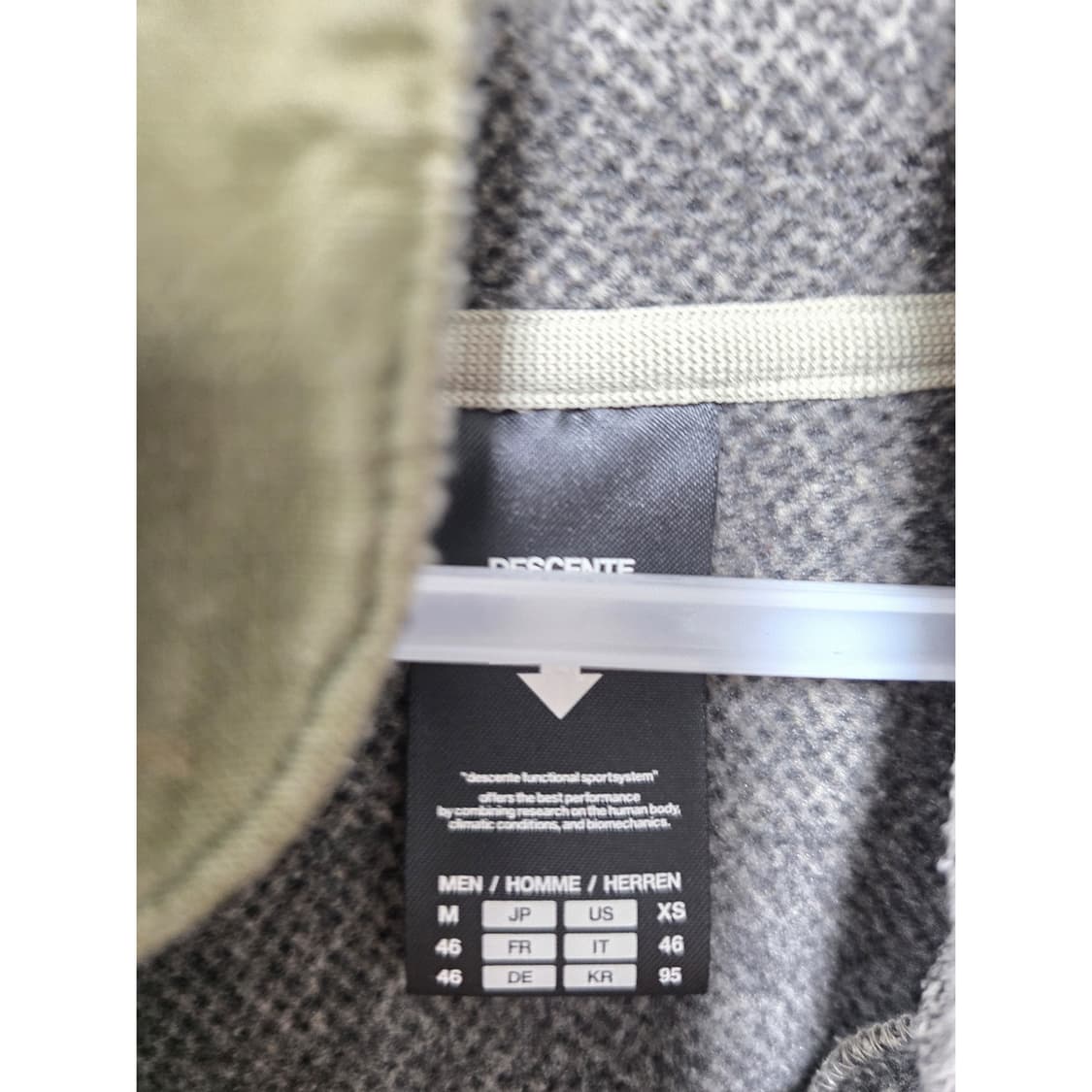 택포// 데상트 크로스 후드집업 / 팬츠 세트 M 상품이미지2