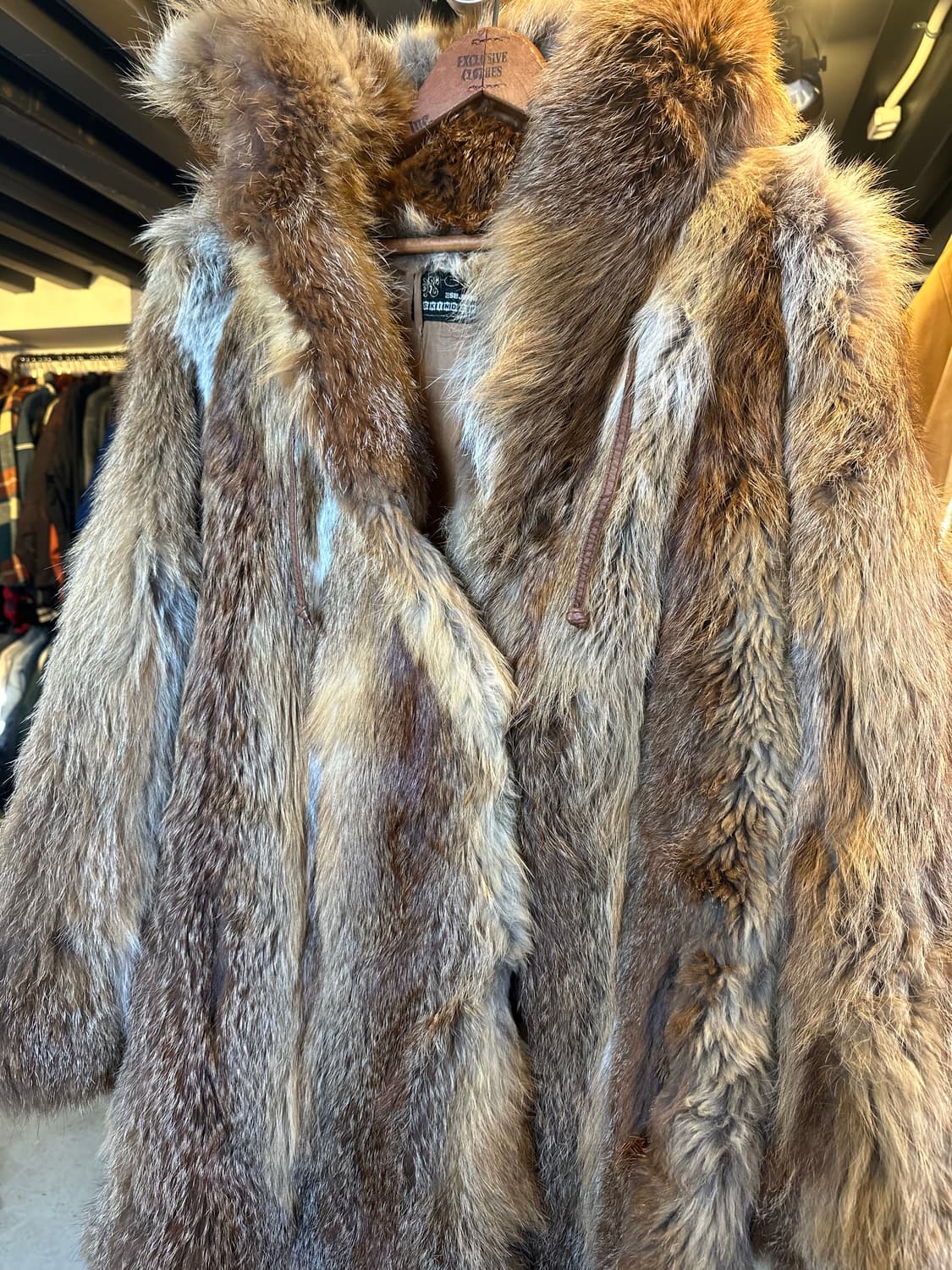 euro 헤비 리얼 퍼 코트 Made in denmark 상품이미지4