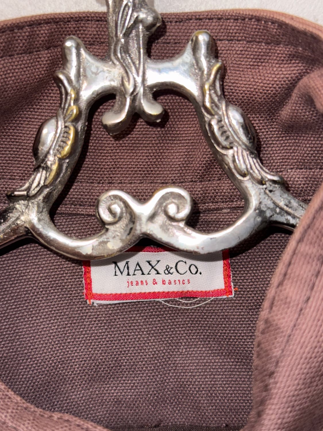 Max&Co pink brown western floral coat  상품이미지4