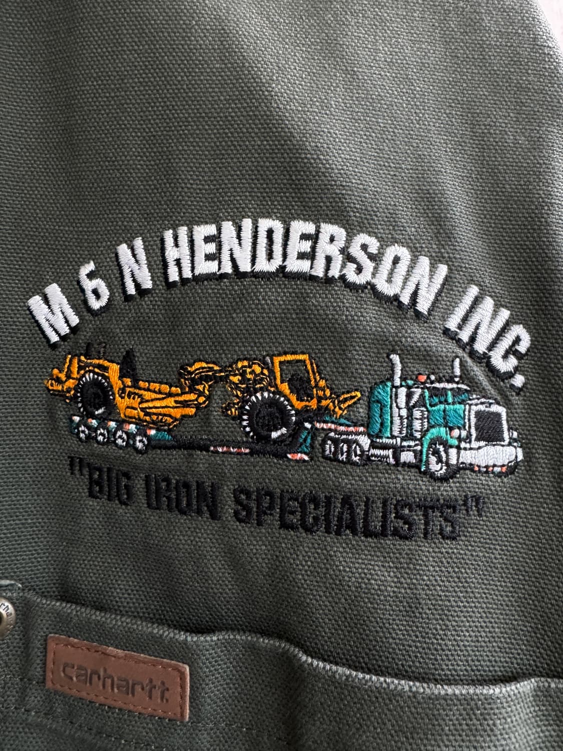 칼하트 자수 워크셔츠 /////워크자켓 디트로이트 산타페 더블니 상품이미지4