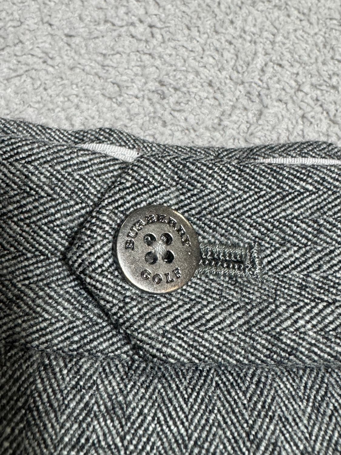 30-31 버버리 헤링본 체크 그레이 울팬츠 상품이미지4