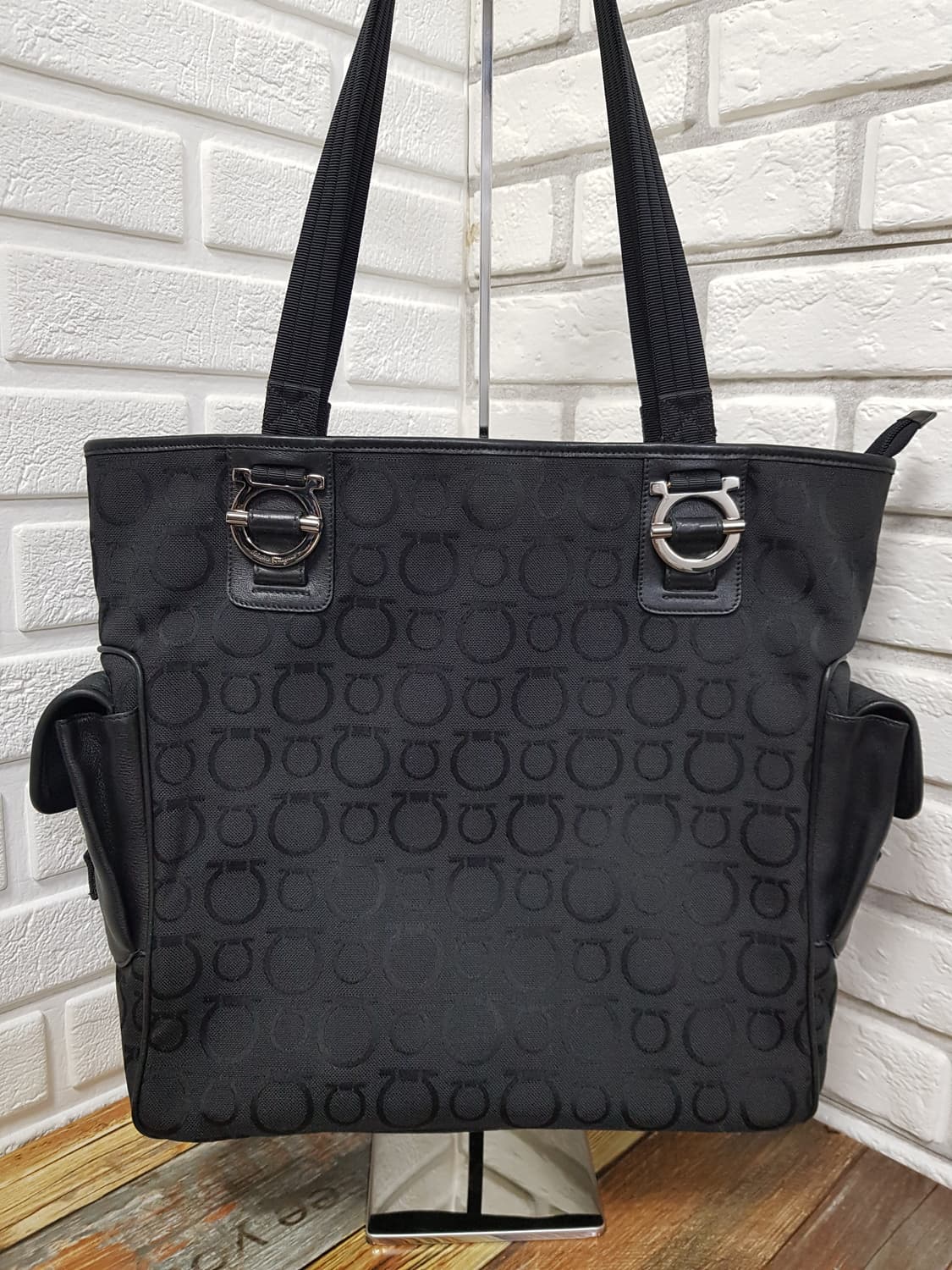 [정품] 페라가모 멀티 간치니 숄더백 블랙 상품이미지2