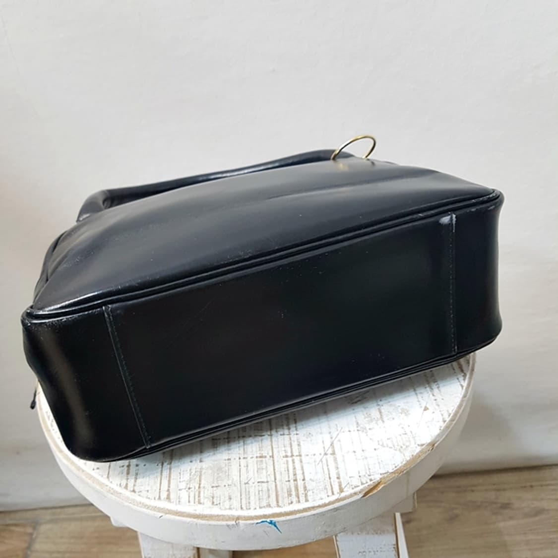 요시다 x 꼼데가르송 가죽 토트백 블랙 상품이미지5