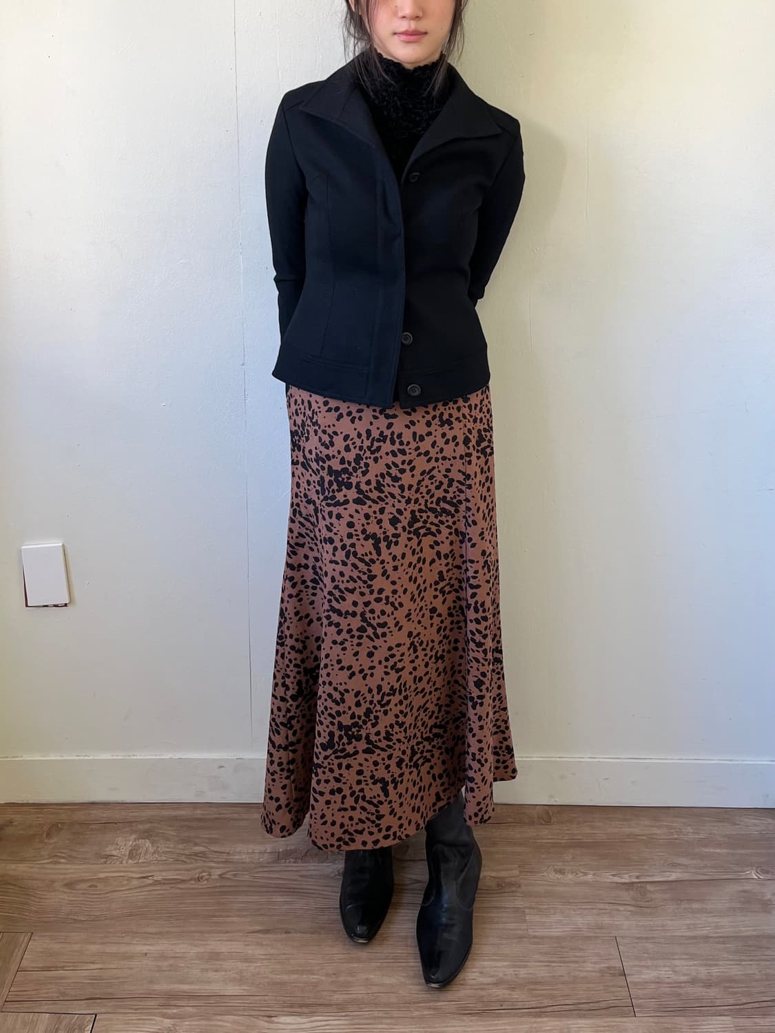 COUP DE CHANCE 블랙 울 자켓 상품이미지7