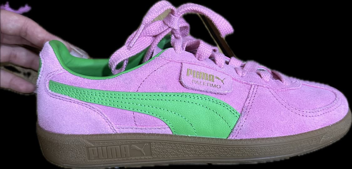 푸마 팔레르모 핑크그린 245 상품이미지3