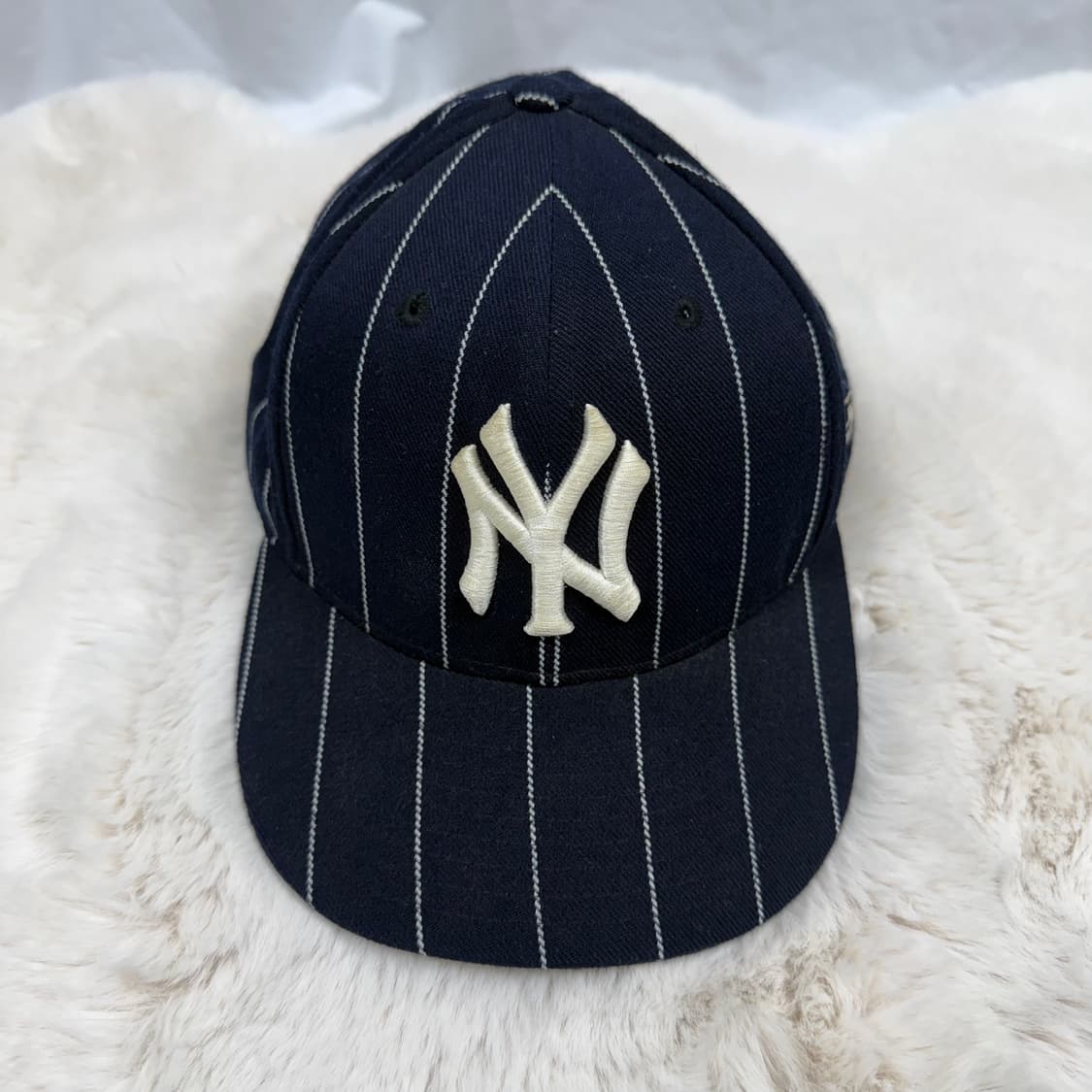 56cm) 뉴에라 뉴욕양키스 핀스트라이프 캡 네이비 상품이미지2