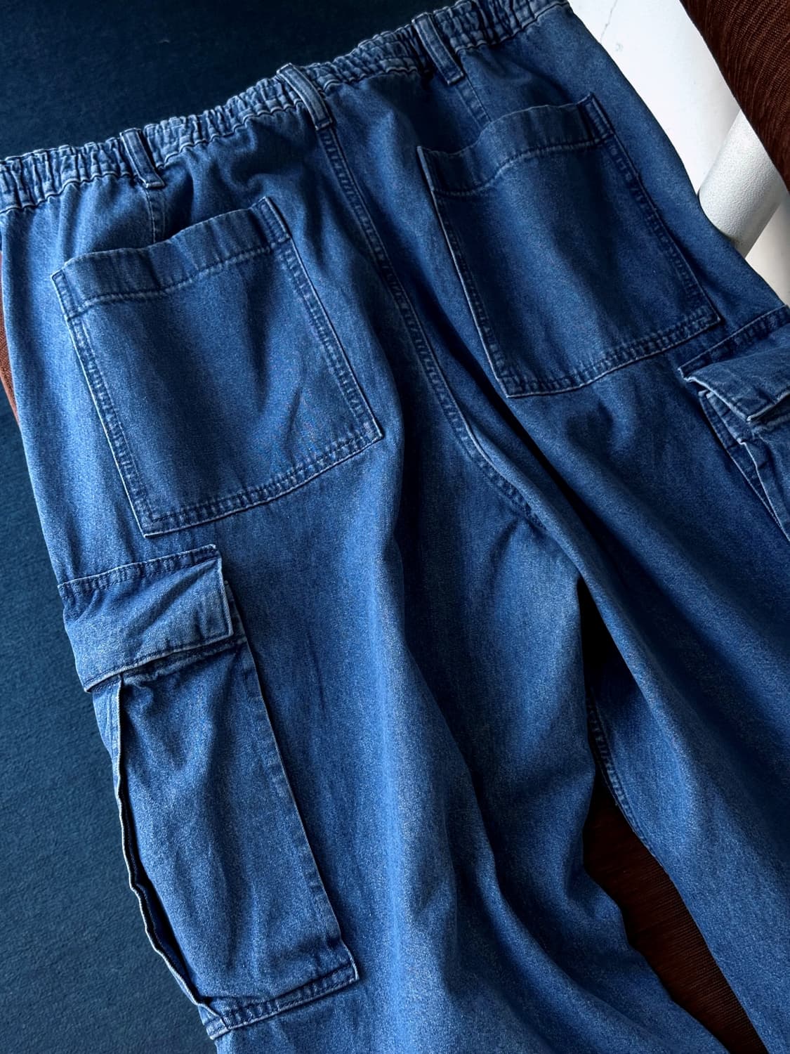 Utility design denim cargo pants 상품이미지10