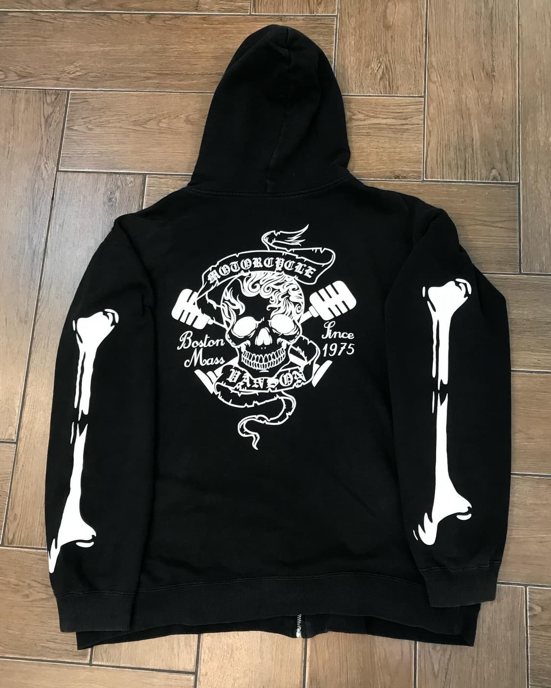 Vanson Skull Hood Zip-Up 상품이미지8