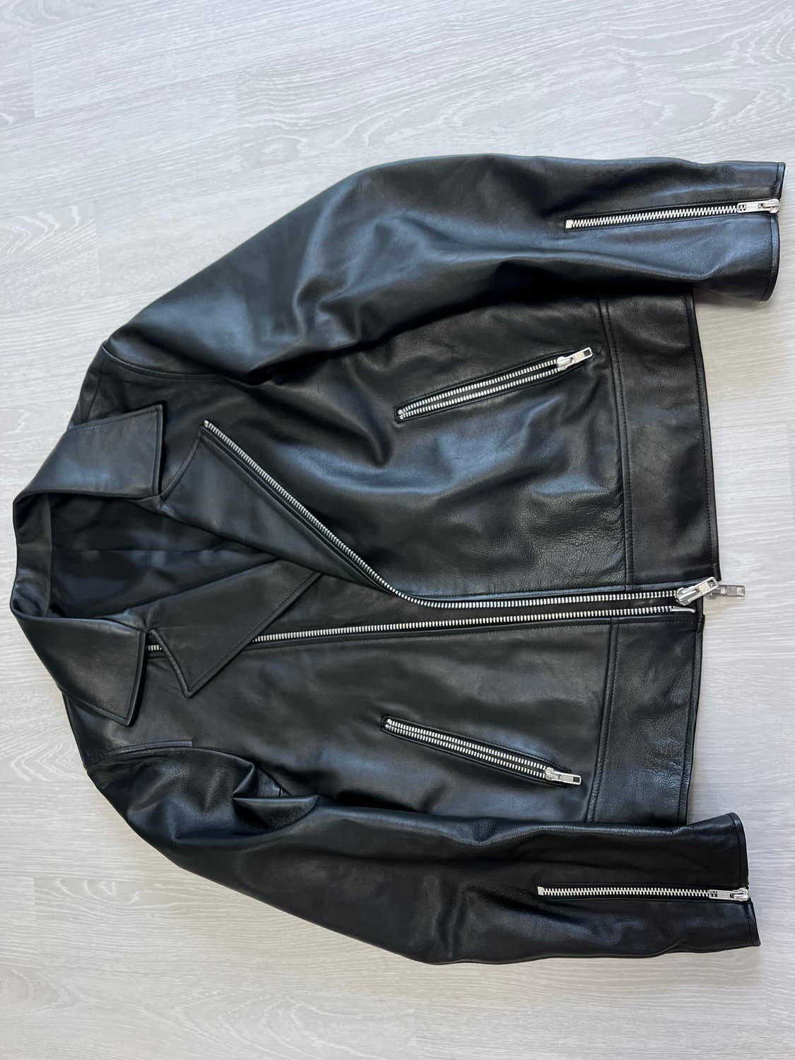 론트 양가죽자켓 L 상품이미지1