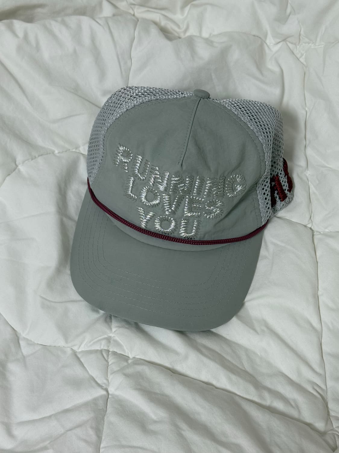 알렉스조노 러닝 볼캡 그레이 (RUNNING LOVES YOU) 상품이미지1