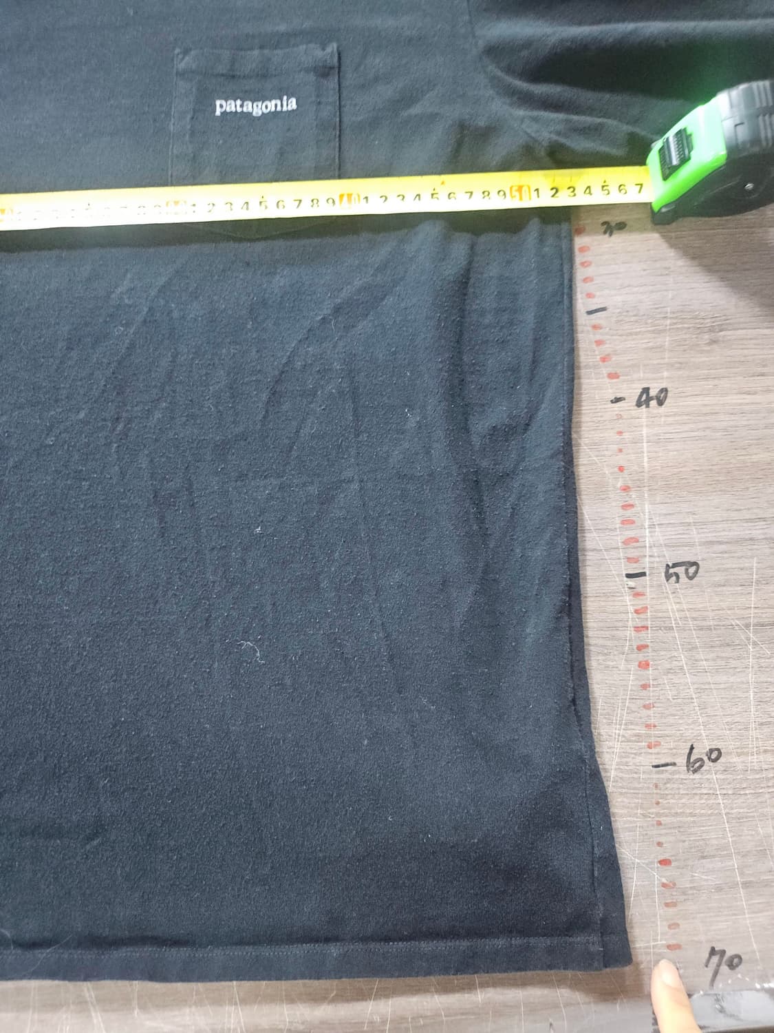 파타고니아 포켓 반팔 티셔츠 블랙 M 상품이미지6