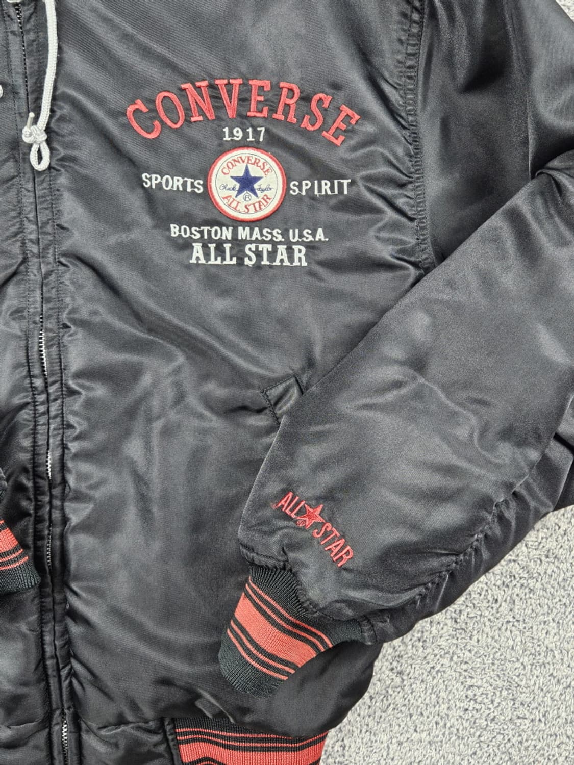 컨버스 올스타 봄버 후드 바시티 자켓 ( L ) / 10112 상품이미지4