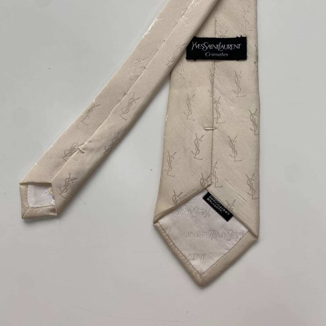 YSL 입생로랑 모노그램 명품 정품 넥타이 7.8cm 상품이미지3