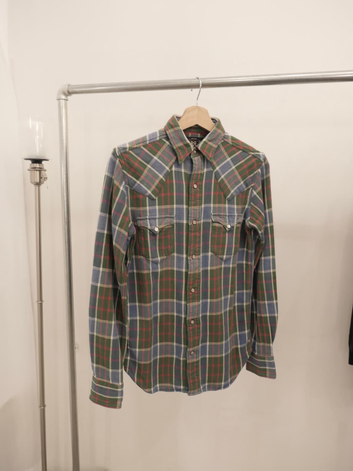 RRL 웨스턴 체크 셔츠 상품이미지2