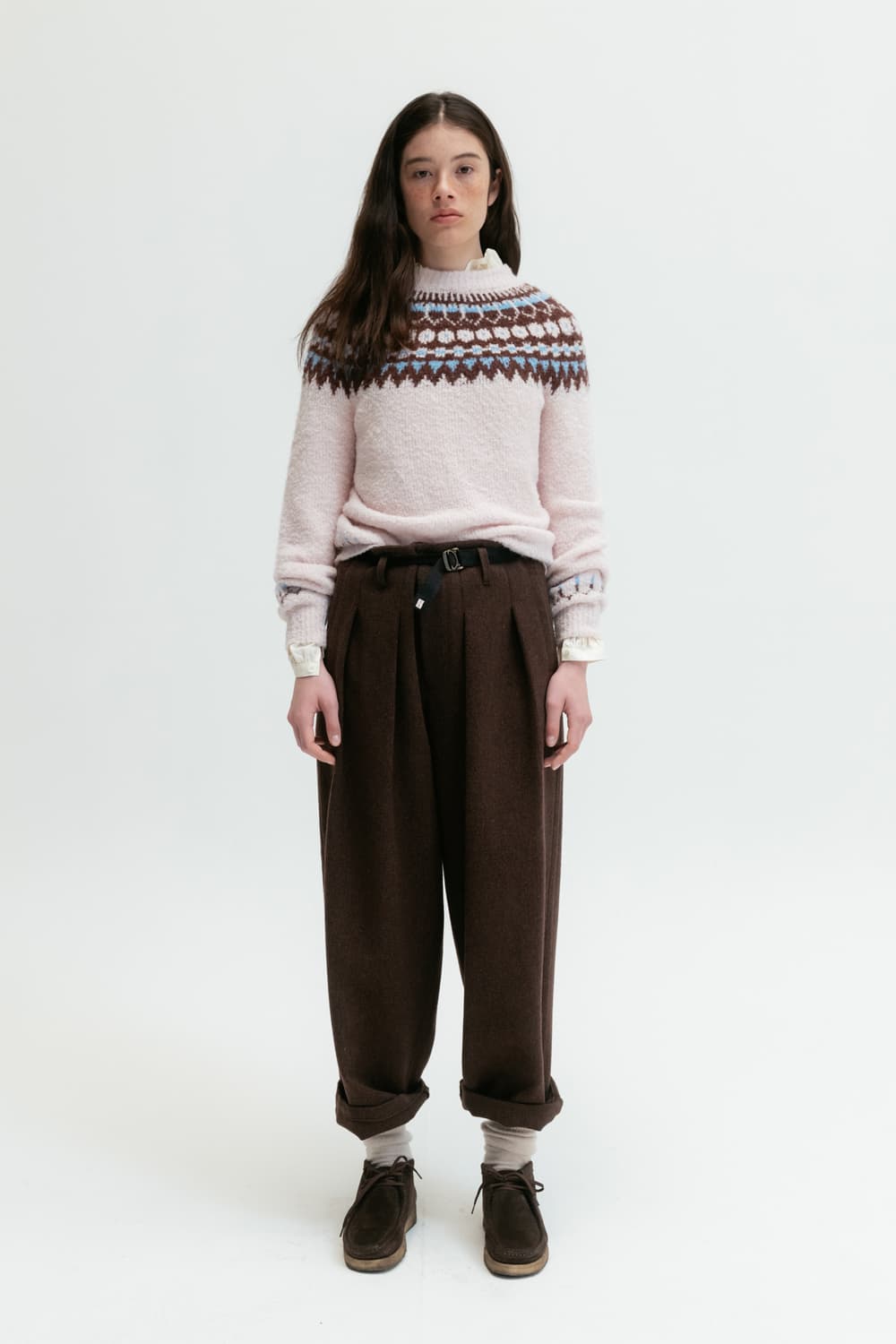 VIA JACQUARD HALFNECK KNIT 상품이미지3