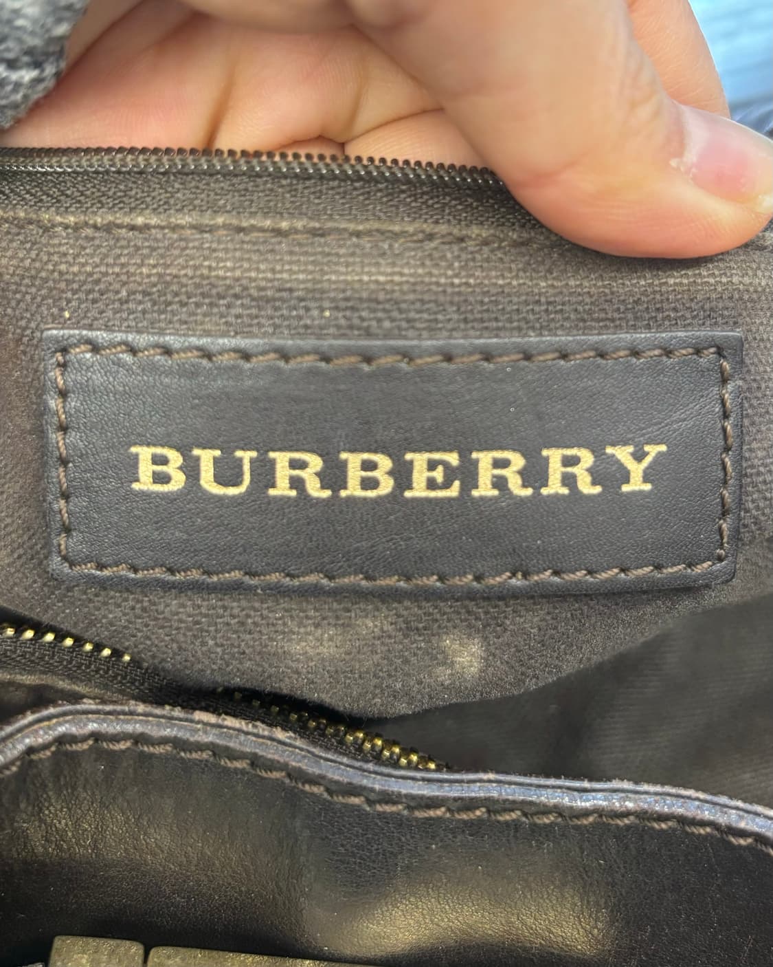 버버리 빈티지 체크 그라데이션 호보 토트백 상품이미지7