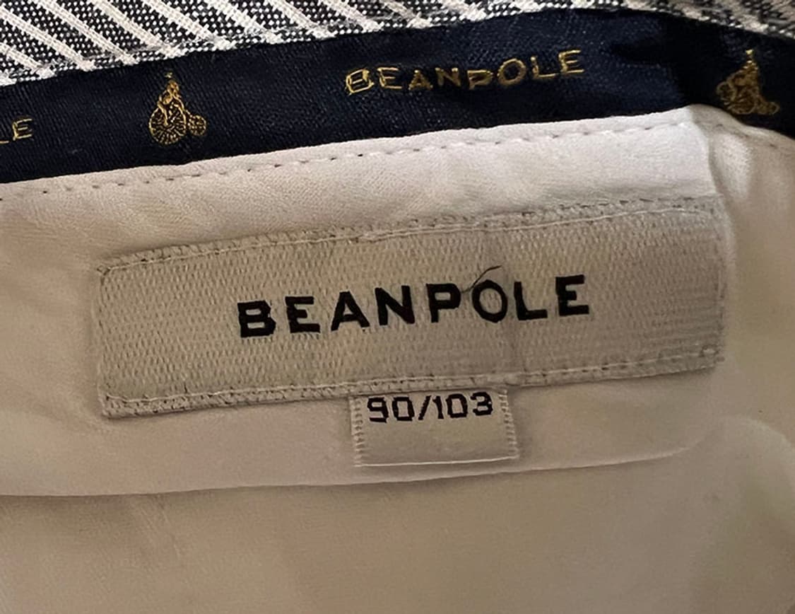 BEANPOLE 빈폴 남자 클래식 면 스트레치 반바지 화이트 XL 34 상품이미지4