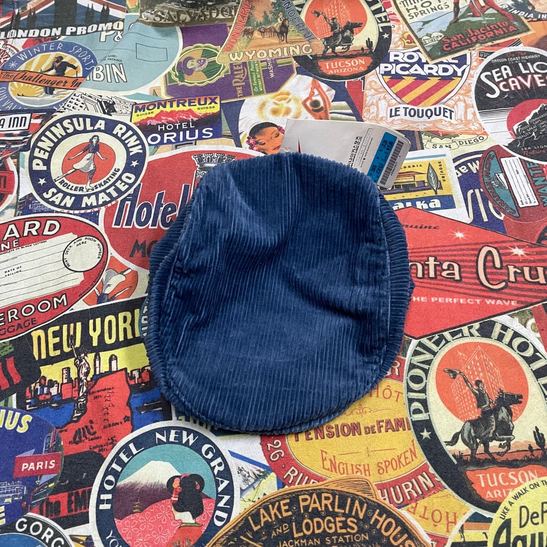 90s 새재품 지코 나이키 뉴스보이 헌팅캡 올드스쿨 베레모 코듀로이 os 상품이미지9