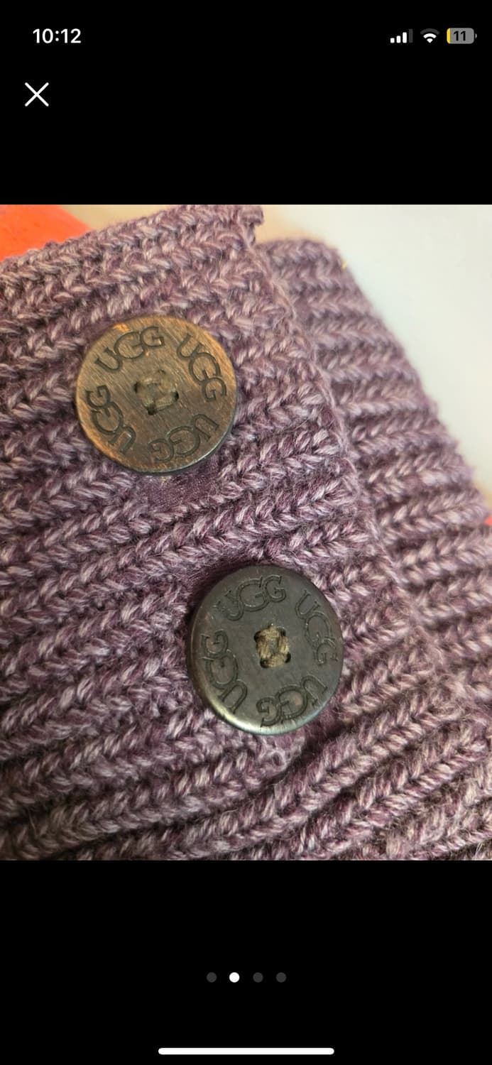 230 W ugg 어그 클래식 카디 니트 부츠 퍼플 상품이미지7