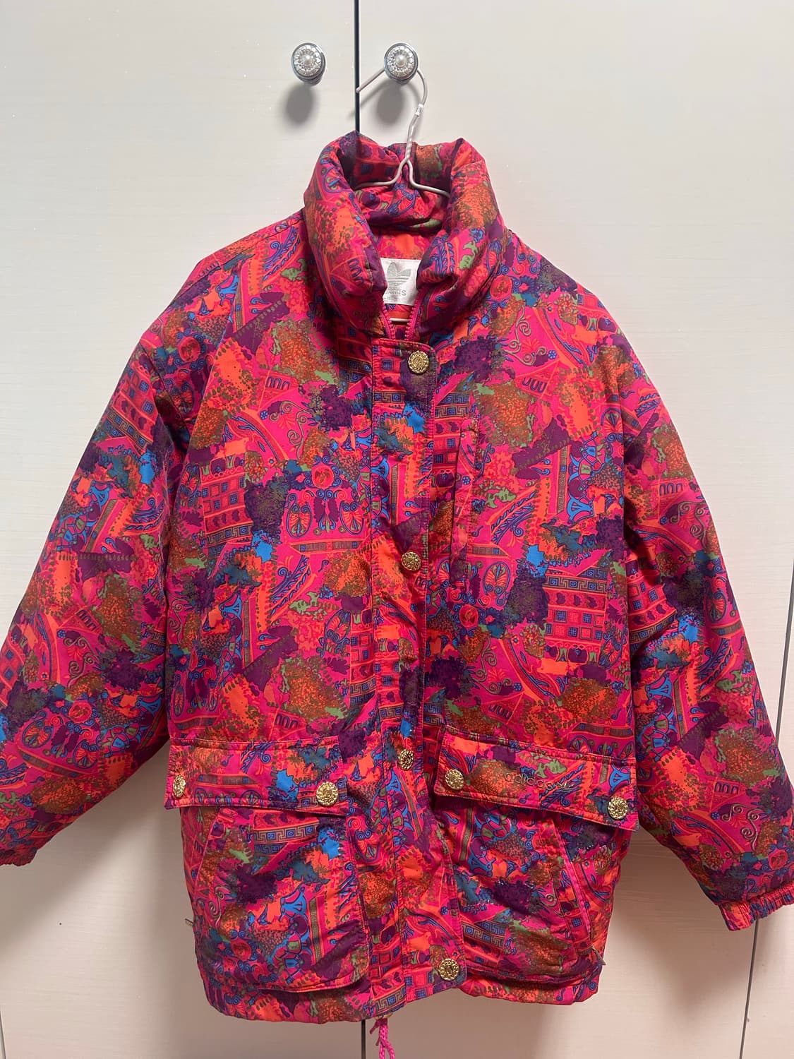 아디다스 빈티지 패턴 패딩 90 상품이미지1